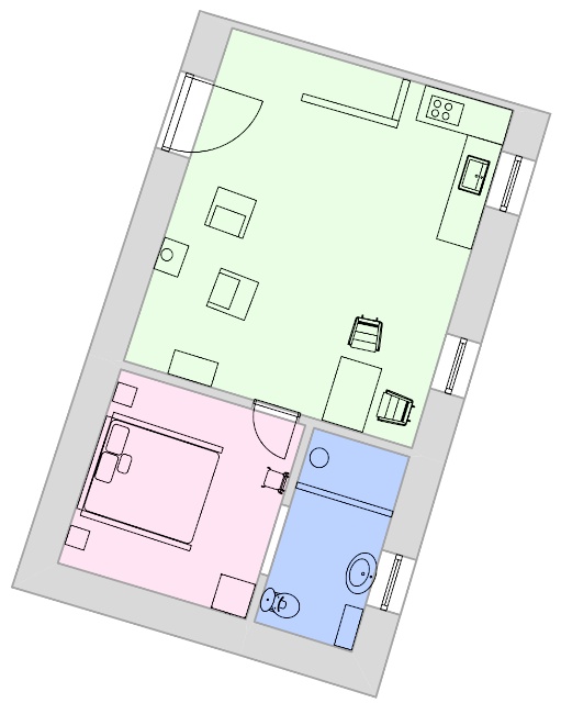 Quinta Olivia apartment Lindo floor-plan